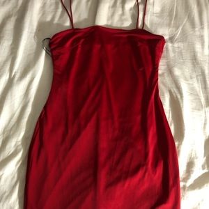 Classic red dress